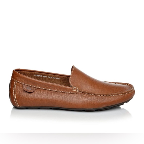 Sperry Wavedriver Men's Brown Leather Slip-On Loafers
 & Oxfords - Picture 1 of 15
